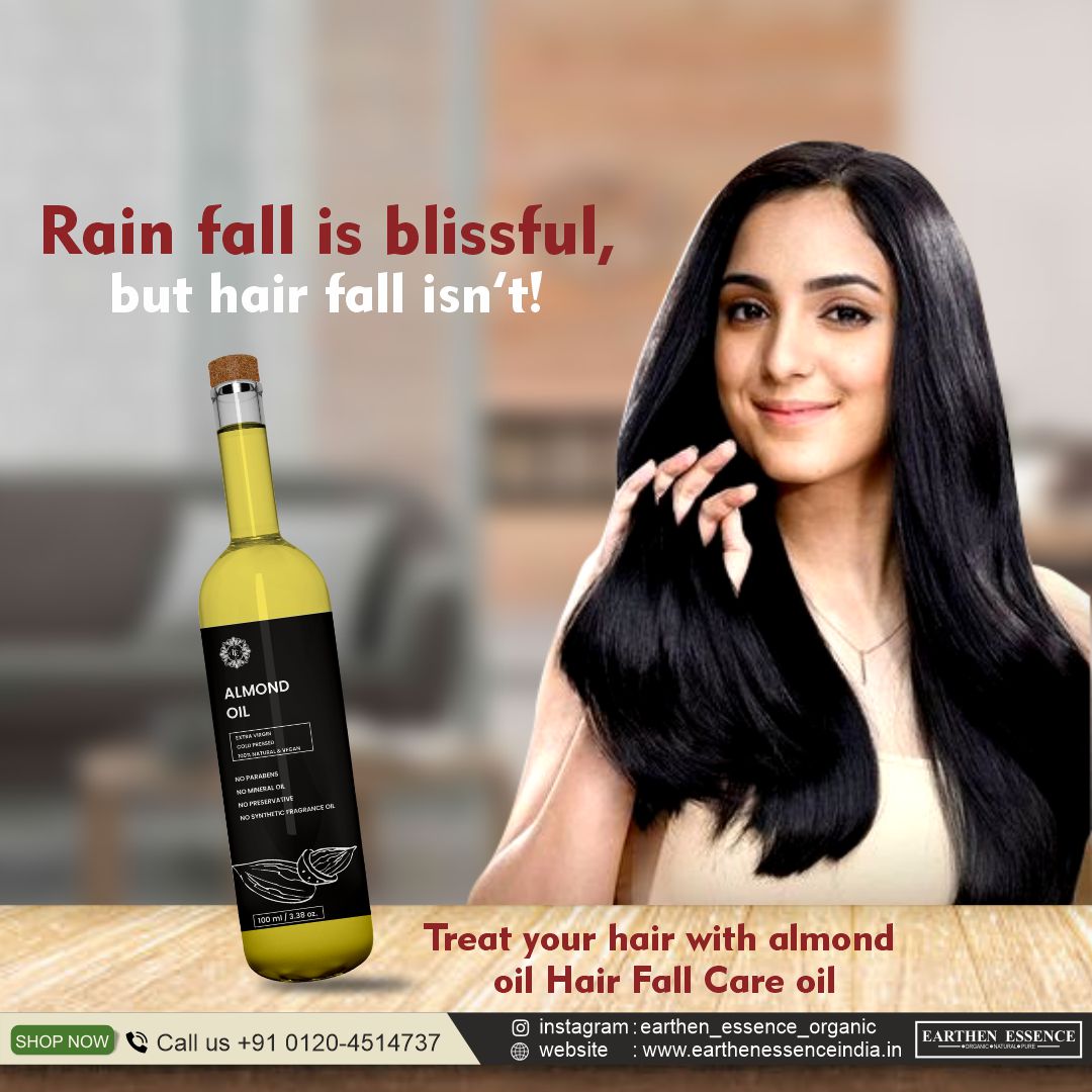 Organic ALMOND Oil | Woodpressed | Nourishing & Strengthening Hair Treatment, Promotes Healthy Hair Growth, Enhances Shine and Moisture | Extracted with Traditional Wood Pressed Method | 100 ml