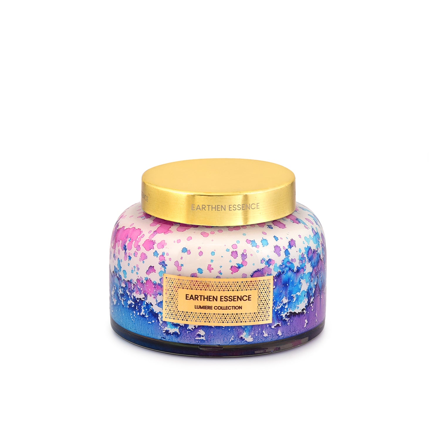 Earthen Essence Luxury Scented Candle COTTON CANDY| With IFRA Certified Fragrance | 100% Natural Soy Wax Eco-friendly | Smokeless & Non-Toxic | Hand Poured, With Cotton German Wick | 300gm