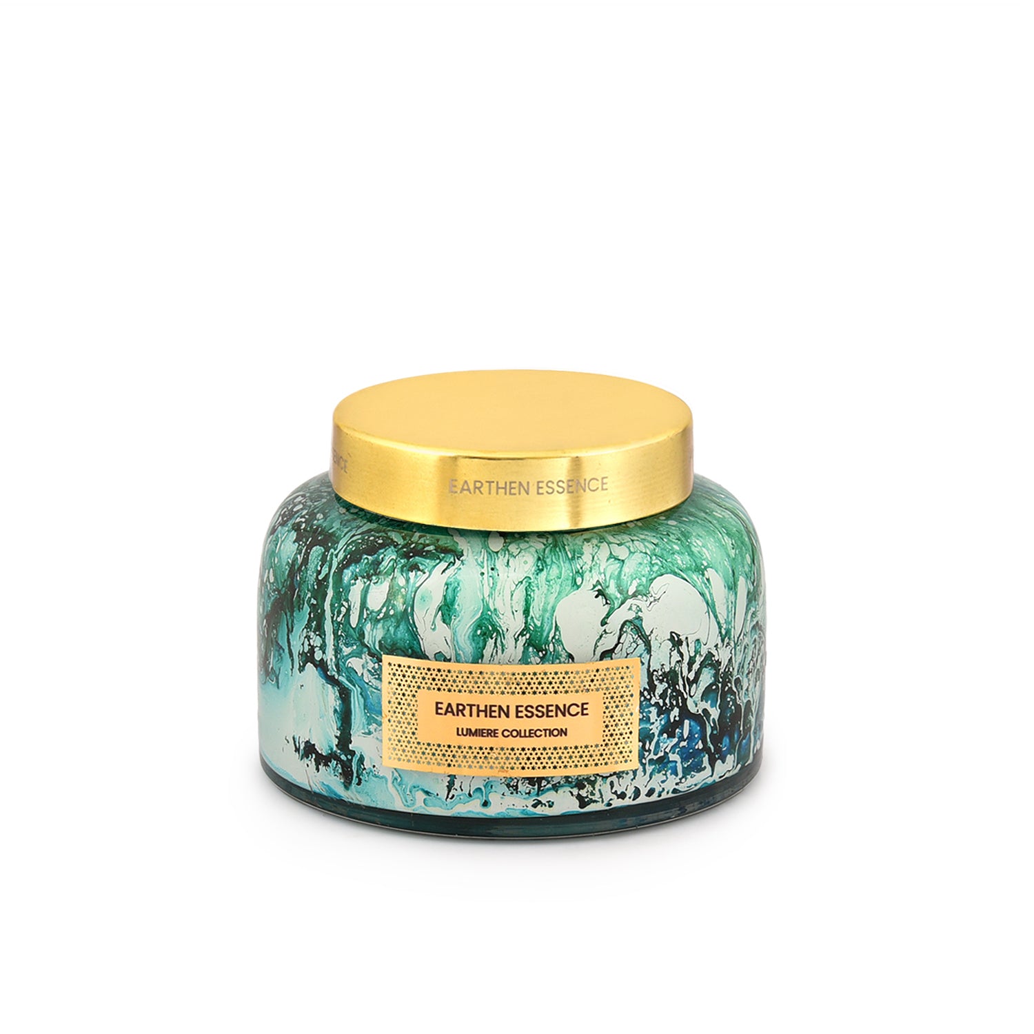 Earthen Essence Luxury Scented Candle ENCHANTED FOREST | With IFRA Certified Fragrance | 100% Natural Soy Wax Eco-friendly | Smokeless & Non-Toxic | Hand Poured, With Cotton German Wick | 300gm