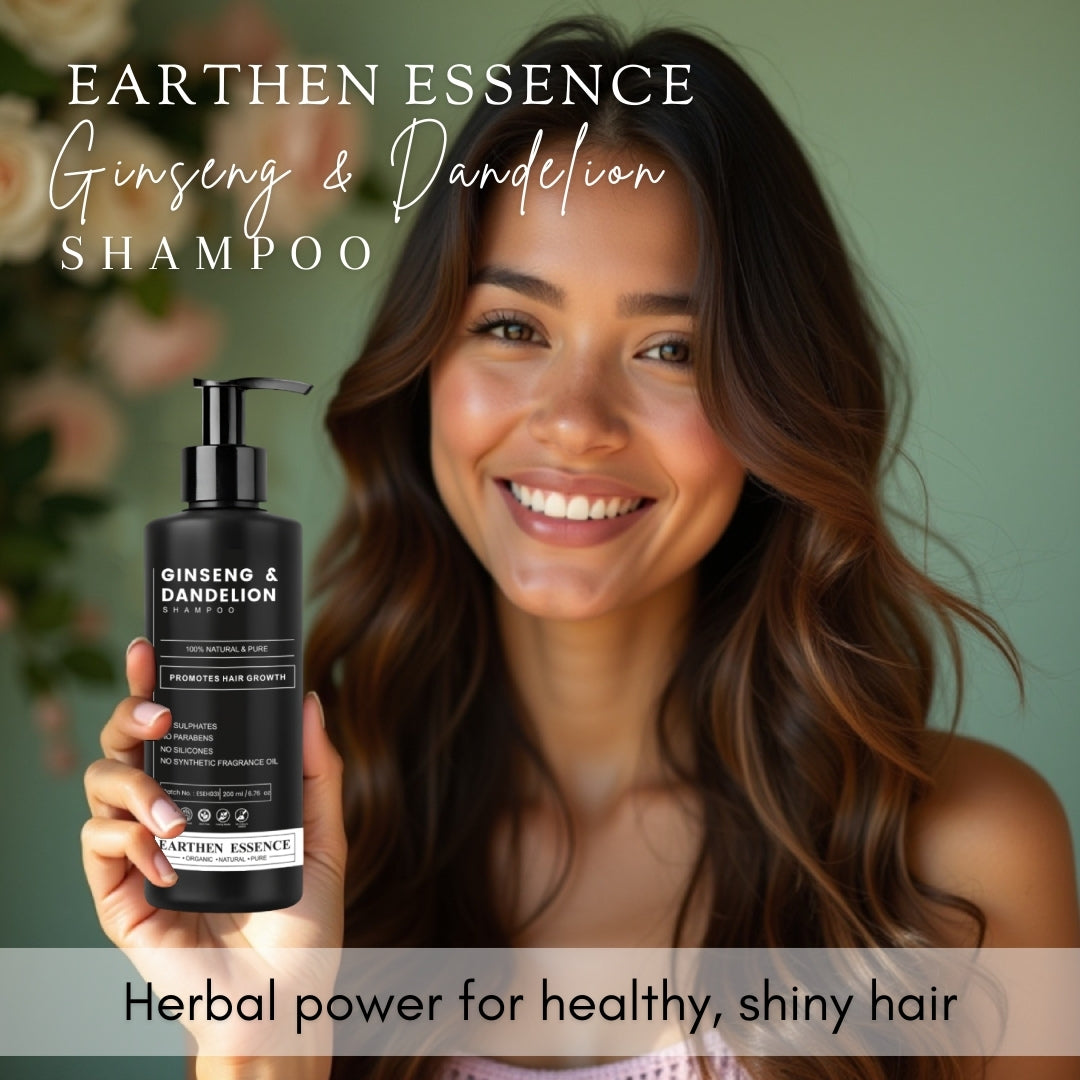 GINSENG & DANDELION Shampoo | Natural Remedy For Hair fall and Damaged Hair