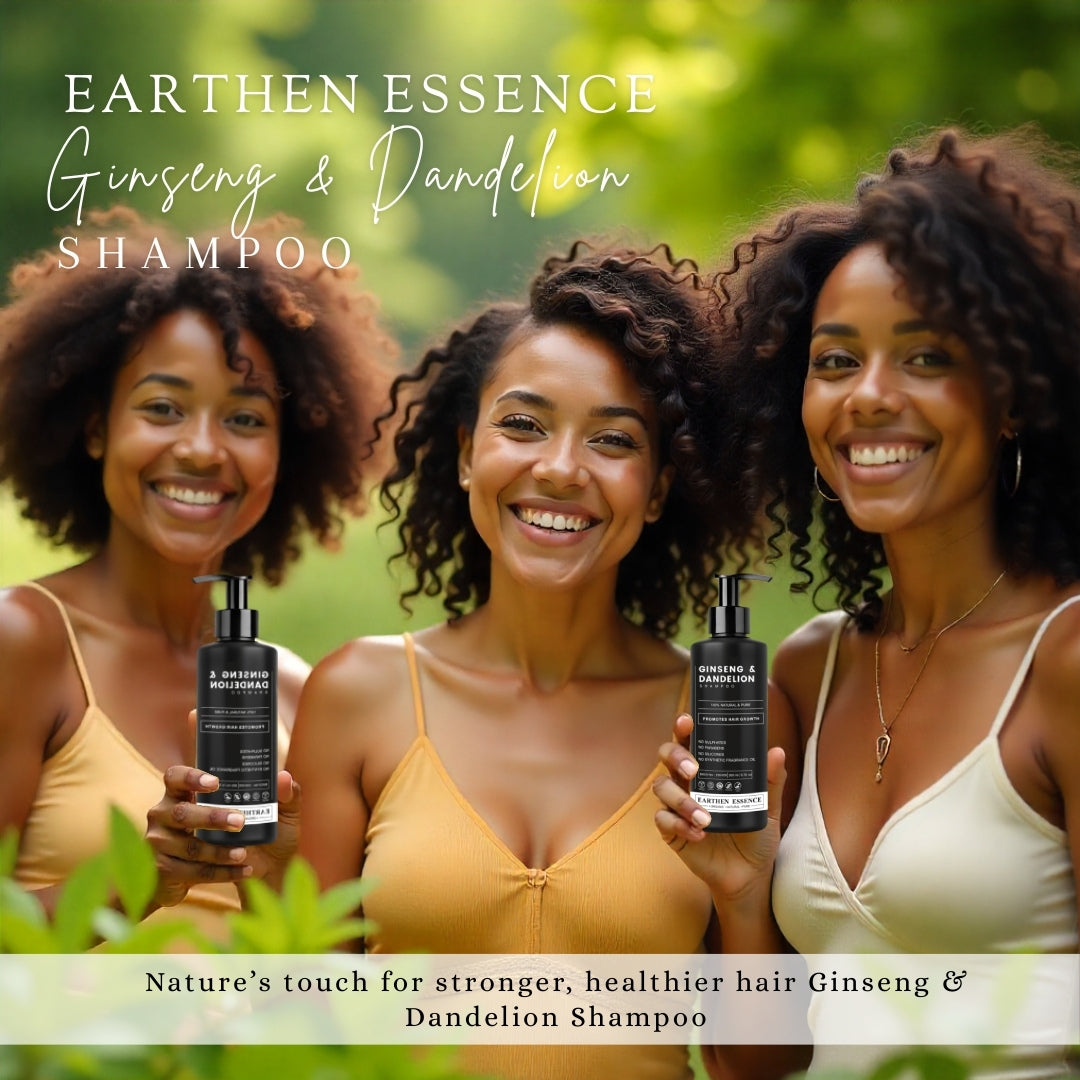 GINSENG & DANDELION Shampoo | Natural Remedy For Hair fall and Damaged Hair