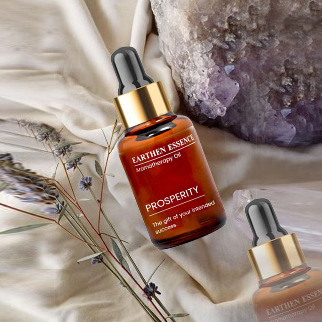 Aromatherapy oil PROSPERITY | Blend of pure Essential Oils | 100% Therapeutic Essential Oil | Attract Good Fortune and Wealth | Promotes Abundance and Success |100% Pure & Natural | Easy To Use| 10 ml