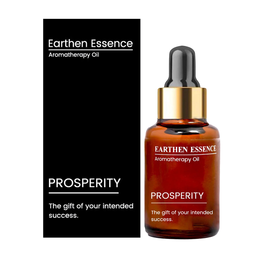 Earthen essence Aromatherapy oil PROSPERITY | Blend of pure Essential Oils | 100% Therapeutic Essential Oil | Attract Good Fortune and Wealth | Promotes Abundance and Success |100% Pure & Natural | Easy To Use| 10 ml
