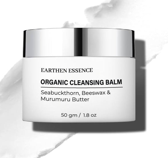 Seabuckthorn Deep Cleansing Balm Removes Impurities and Dirt / Nourishes & Hydrates Skin / Organic Cleansing Balm / Makeup Remover for Soft & Glowing Skin / 50 gm