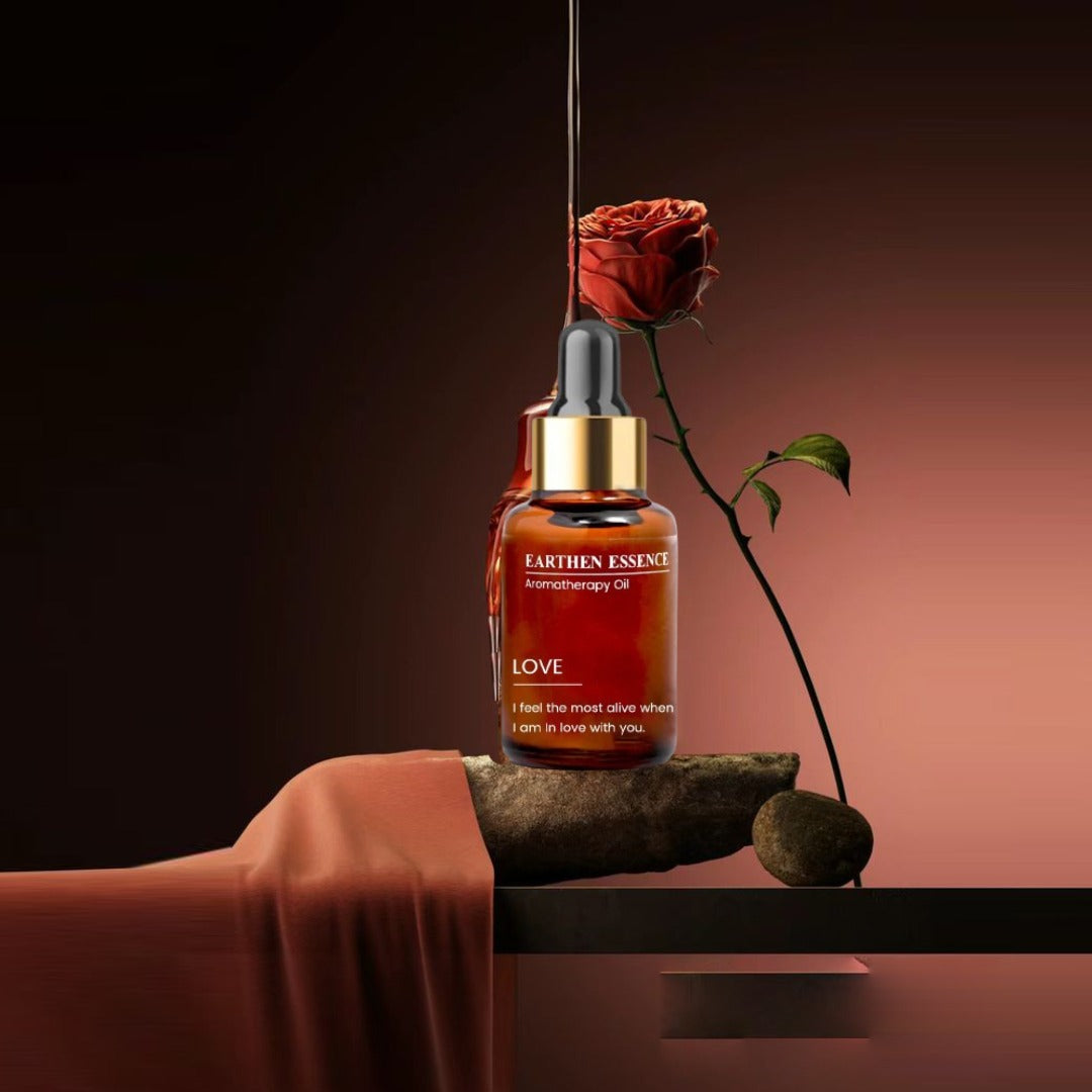 Aromatherapy oil LOVE | Blend of Pure Essential Oils | 100% Therapeutic Essential Oil | Attract Love and Deepen Connection | For Love and Passion |100% Pure & Natural | Easy To Use | 10 ml