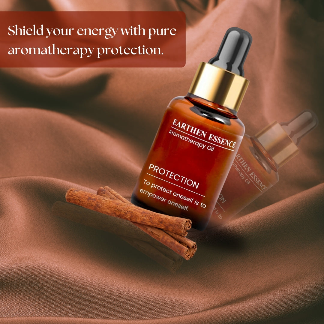 Aromatherapy oil PROTECTION | Blend Of Pure Essential Oils | 100% Therapeutic Essential Oil | Protection From Negative Energy | Wards Off From evil Eye | 100% Pure & Natural | Easy To Use| 10 ml