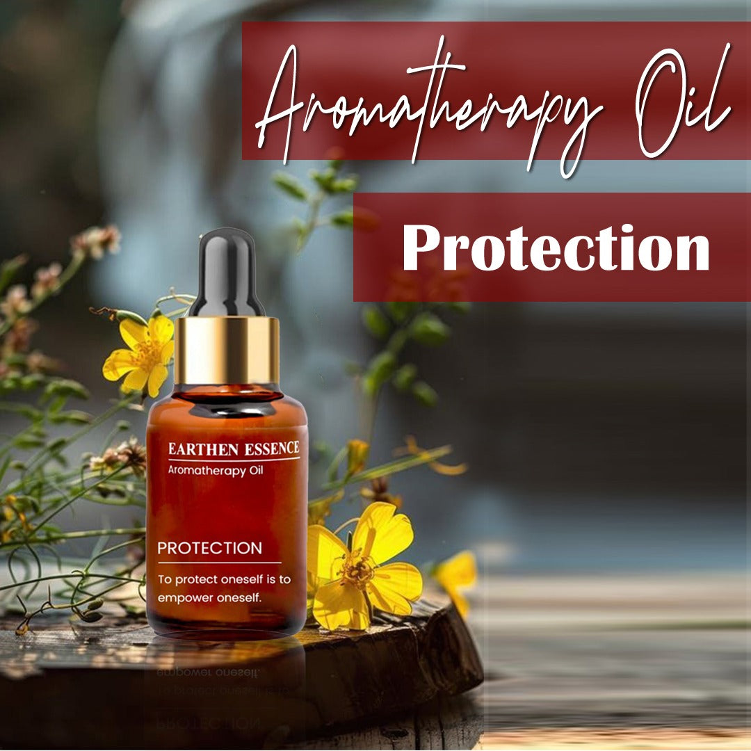 Aromatherapy oil PROTECTION | Blend Of Pure Essential Oils | 100% Therapeutic Essential Oil | Protection From Negative Energy | Wards Off From evil Eye | 100% Pure & Natural | Easy To Use| 10 ml