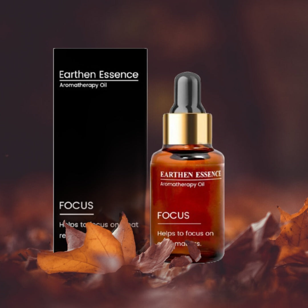 Aromatherapy oil FOCUS | Blend of pure Essential Oils| 100% Therapeutic Essential Oil | Improve Concentration | 100% Pure & Natural | Easy To Use| 10ml