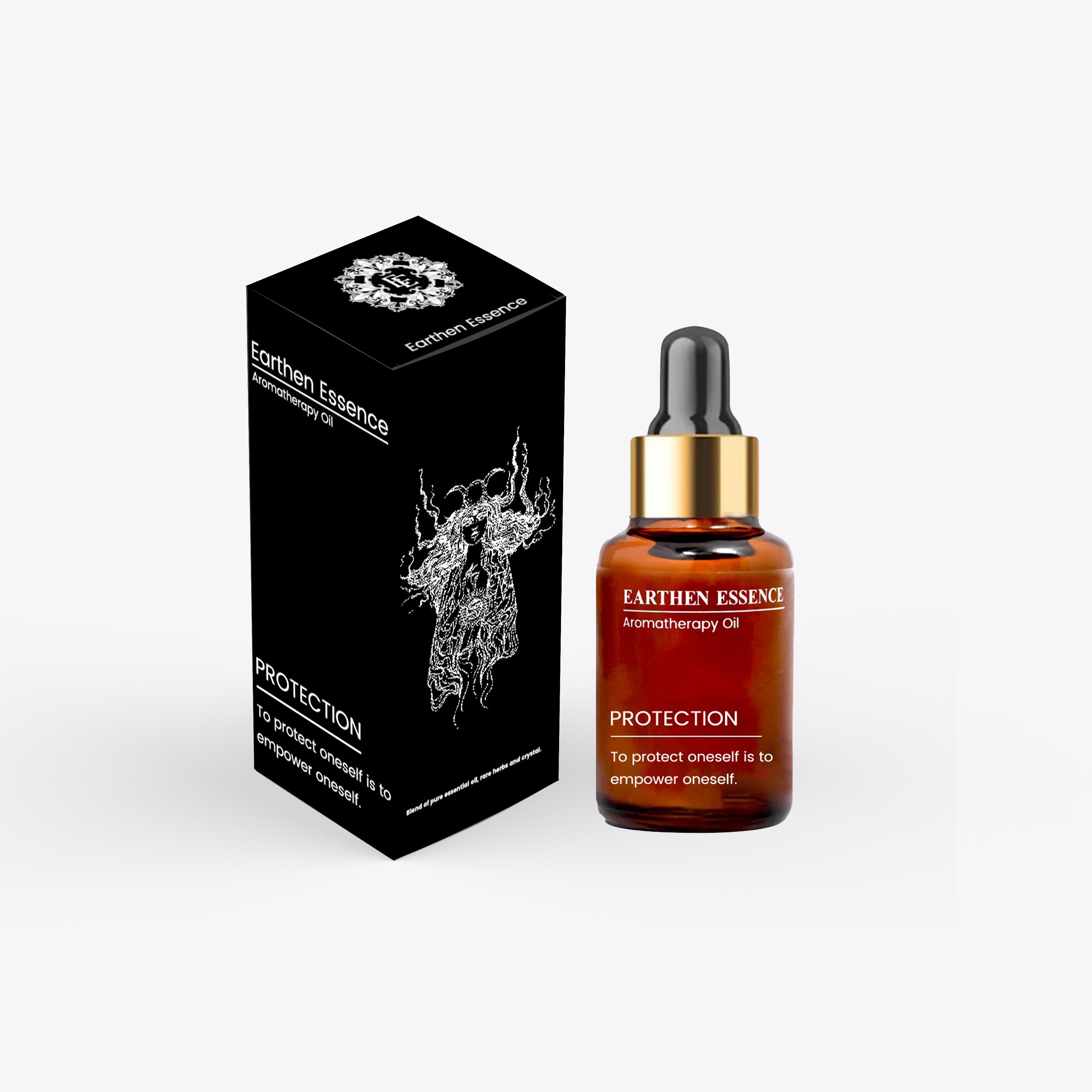 Aromatherapy oil PROTECTION | Blend Of Pure Essential Oils | 100% Therapeutic Essential Oil | Protection From Negative Energy | Wards Off From evil Eye | 100% Pure & Natural | Easy To Use| 10 ml