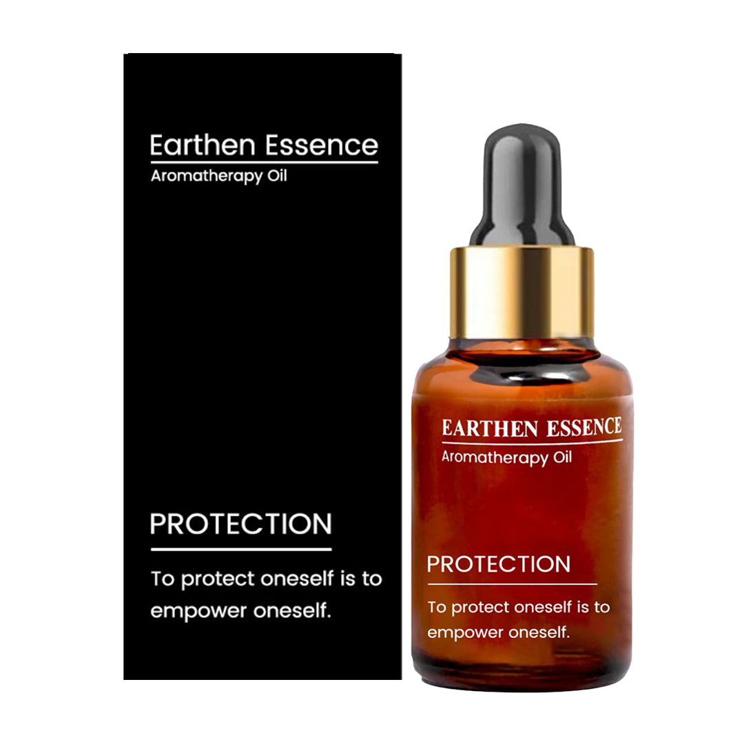 Earthen essence Aromatherapy oil PROTECTION | Blend of pure Essential Oils | 100% Therapeutic Essential Oil | Protection From Negative Energy | Wards Off From evil Eye | 100% Pure & Natural | Easy To Use| 10 ml