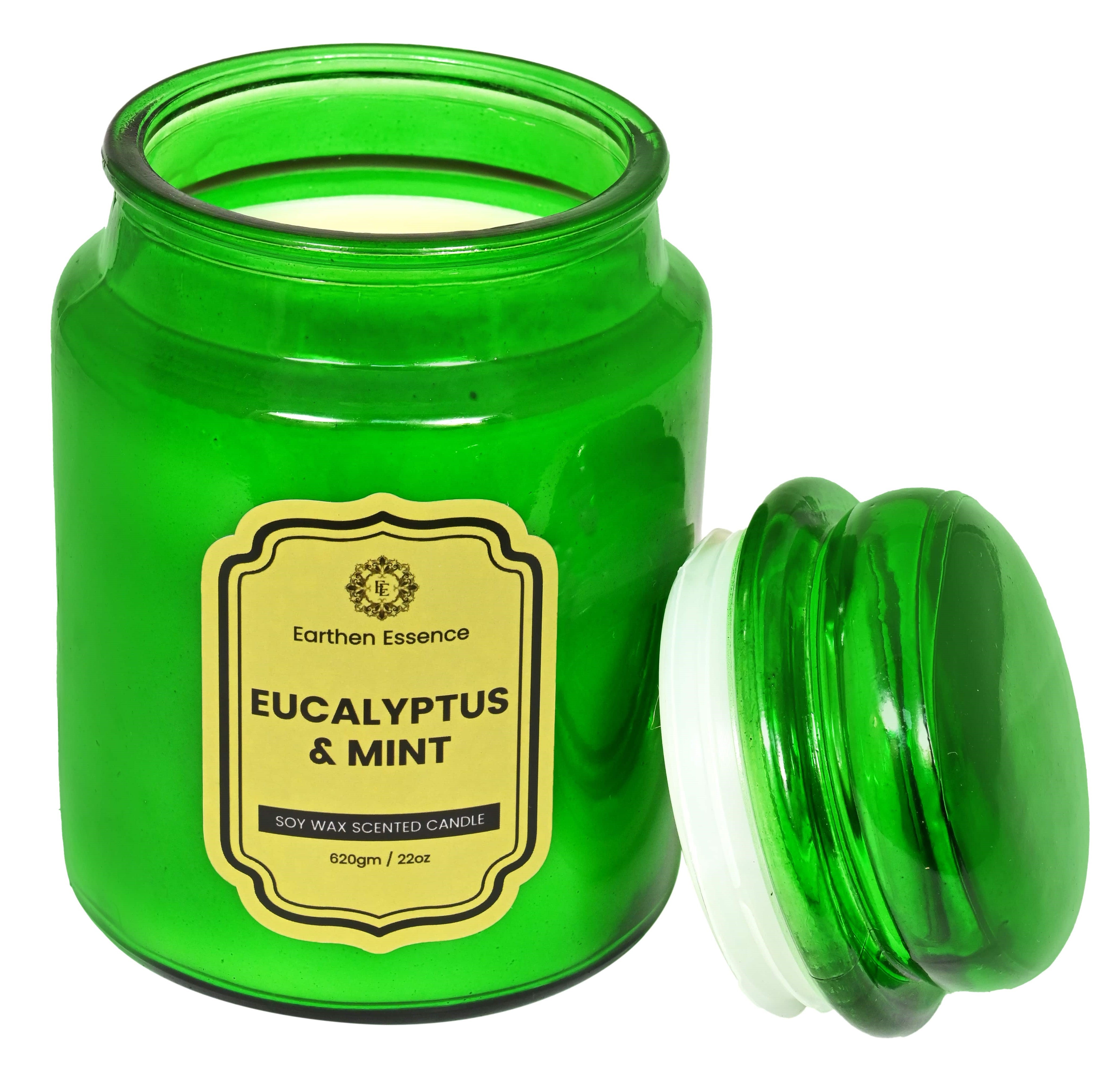 Mint Fragrance Pure Soy Wax Luxury Scented Candle