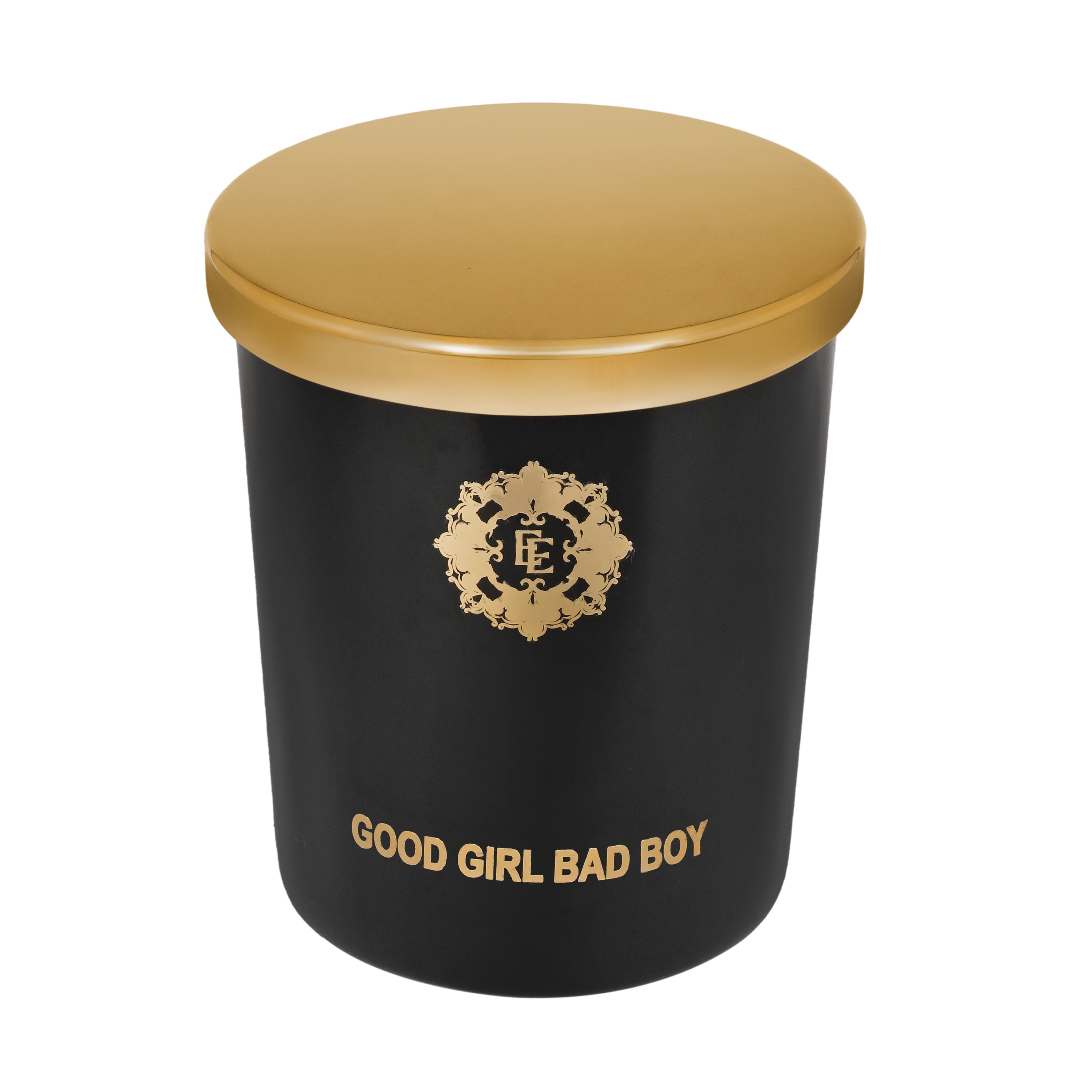 Luxury Scented Candle GOOD GIRL BAD BOY | 100% Natural Wax & Lead Free Cotton Wick | Upto 55 Hours of Clean Burning | Smokeless & Non-Toxic Candles | 290gm