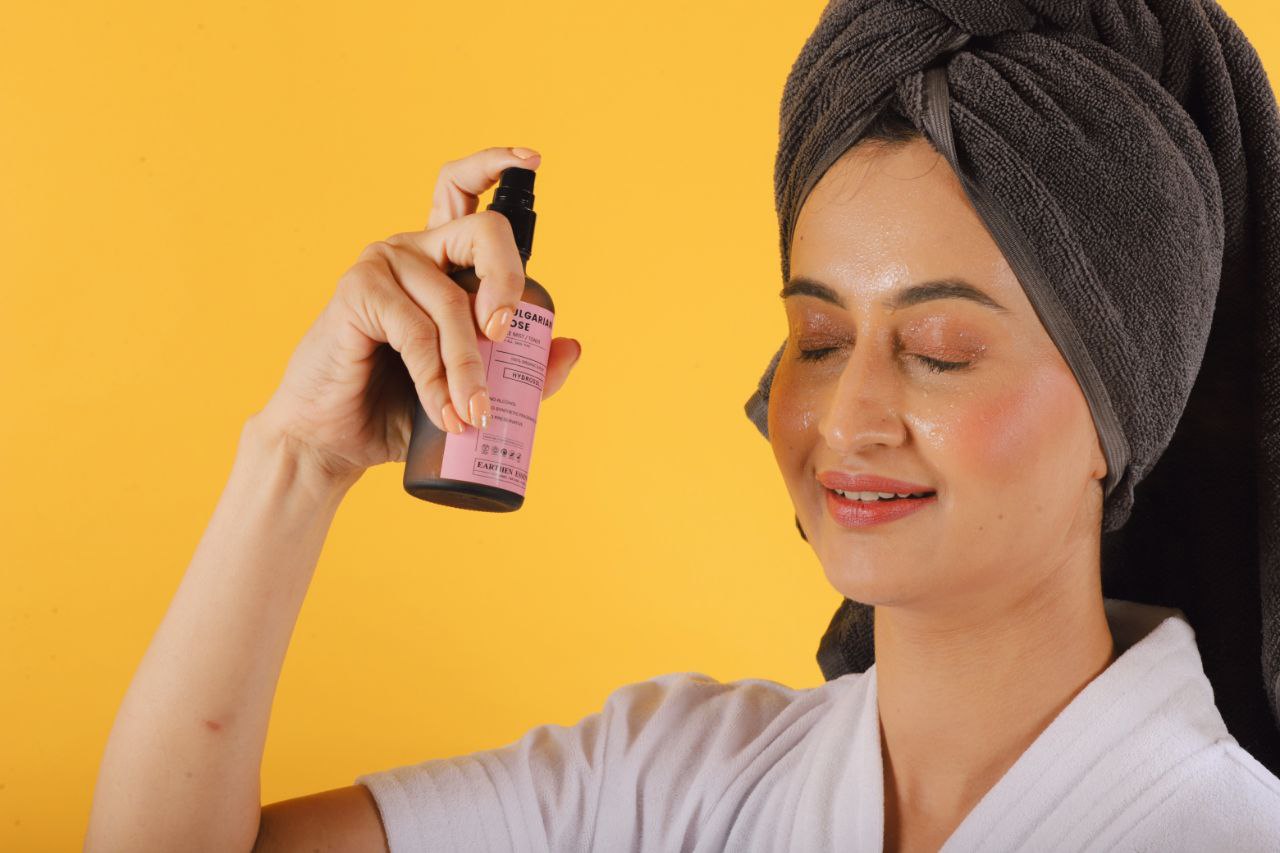 rose water facial toner