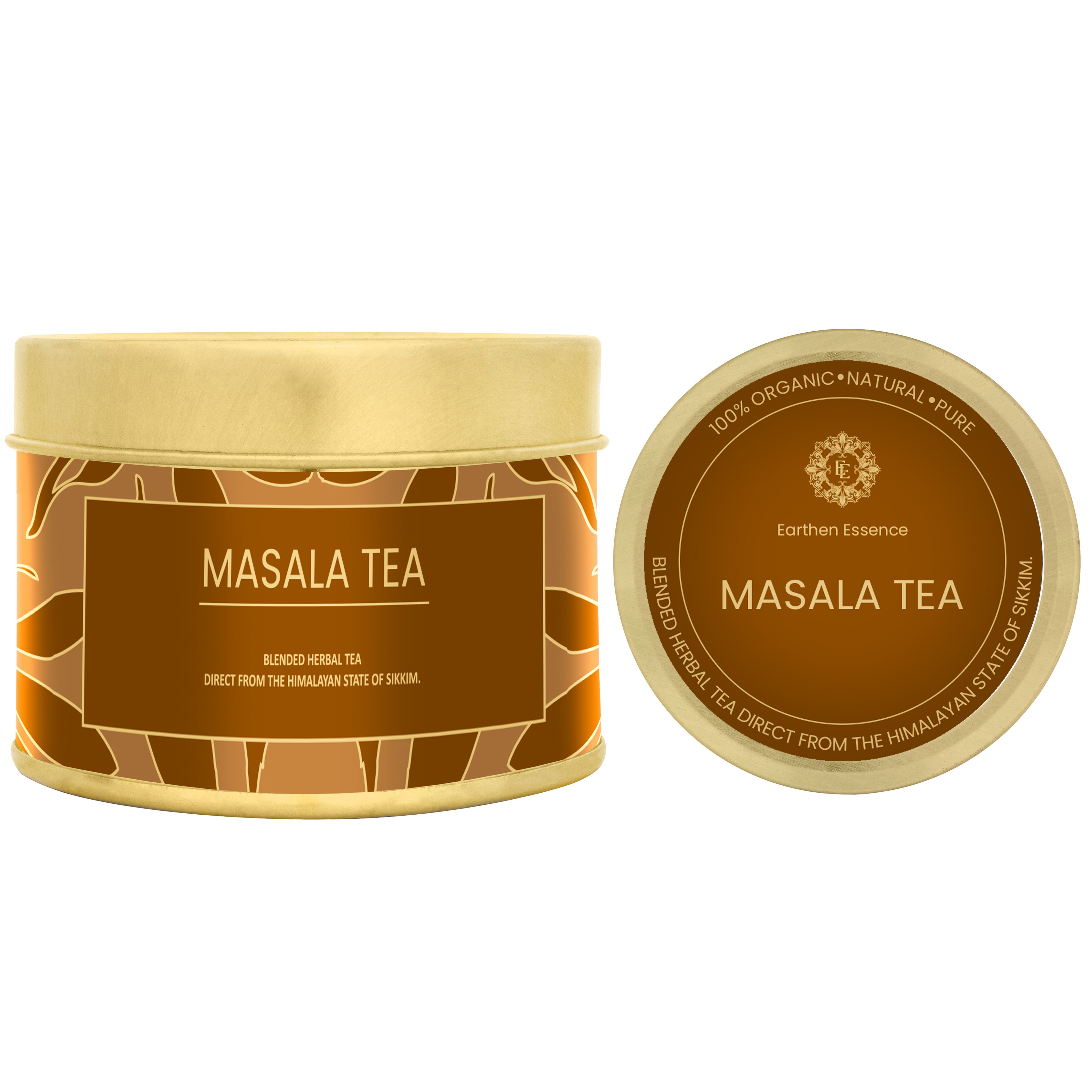 Earthen Essence ASSAM MASALA Tea | CTC Tea With Cinnamon, Cardamom, Ginger, Tulsi & Clove 100gm