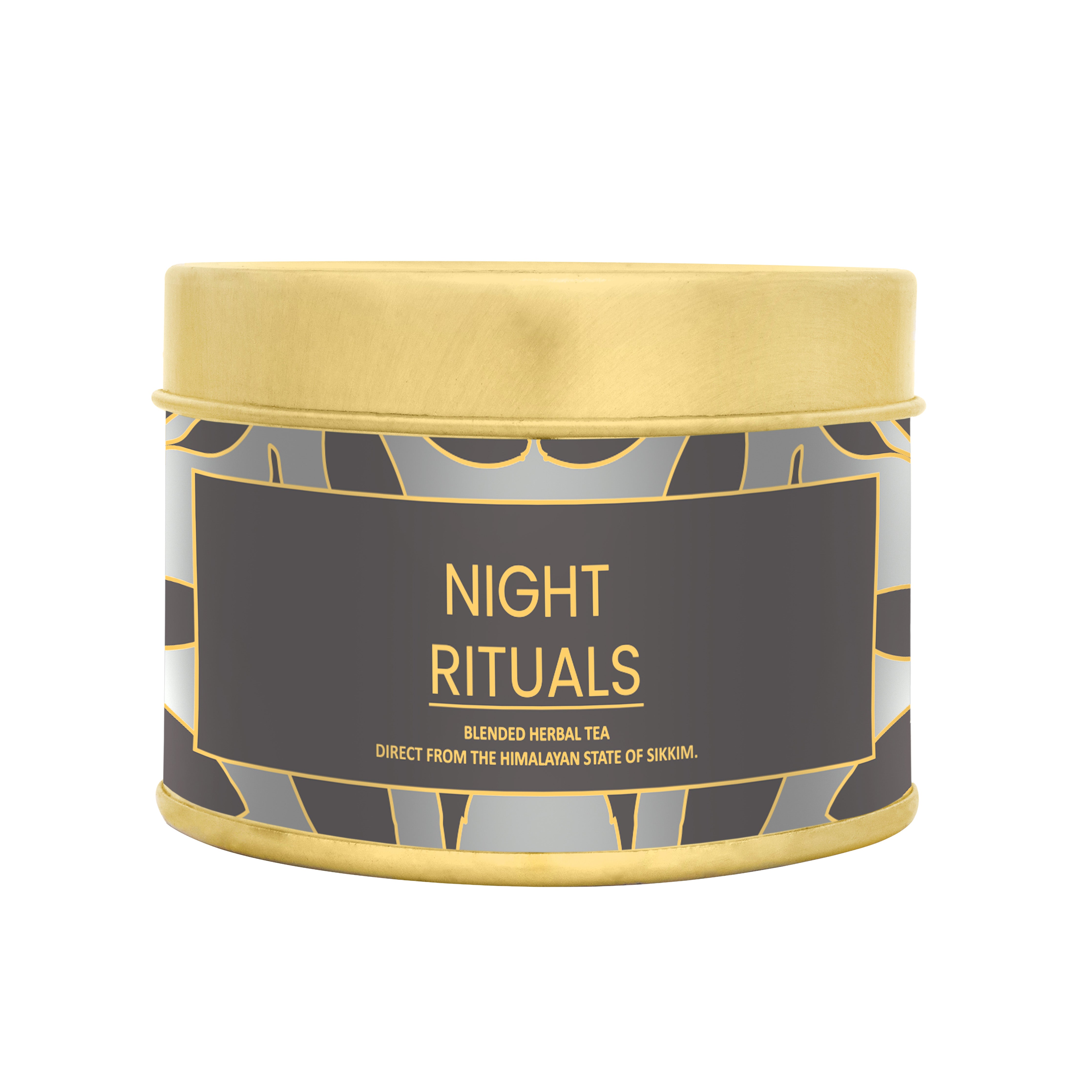 SLEEP TEA ,NIGHT RITUALS | Green Tea and Blend of 12 Calming Herbs | Healing Tea, Improve Sleep Quality, Reduce Insomnia | Stress Relief & Relaxation | 100gm