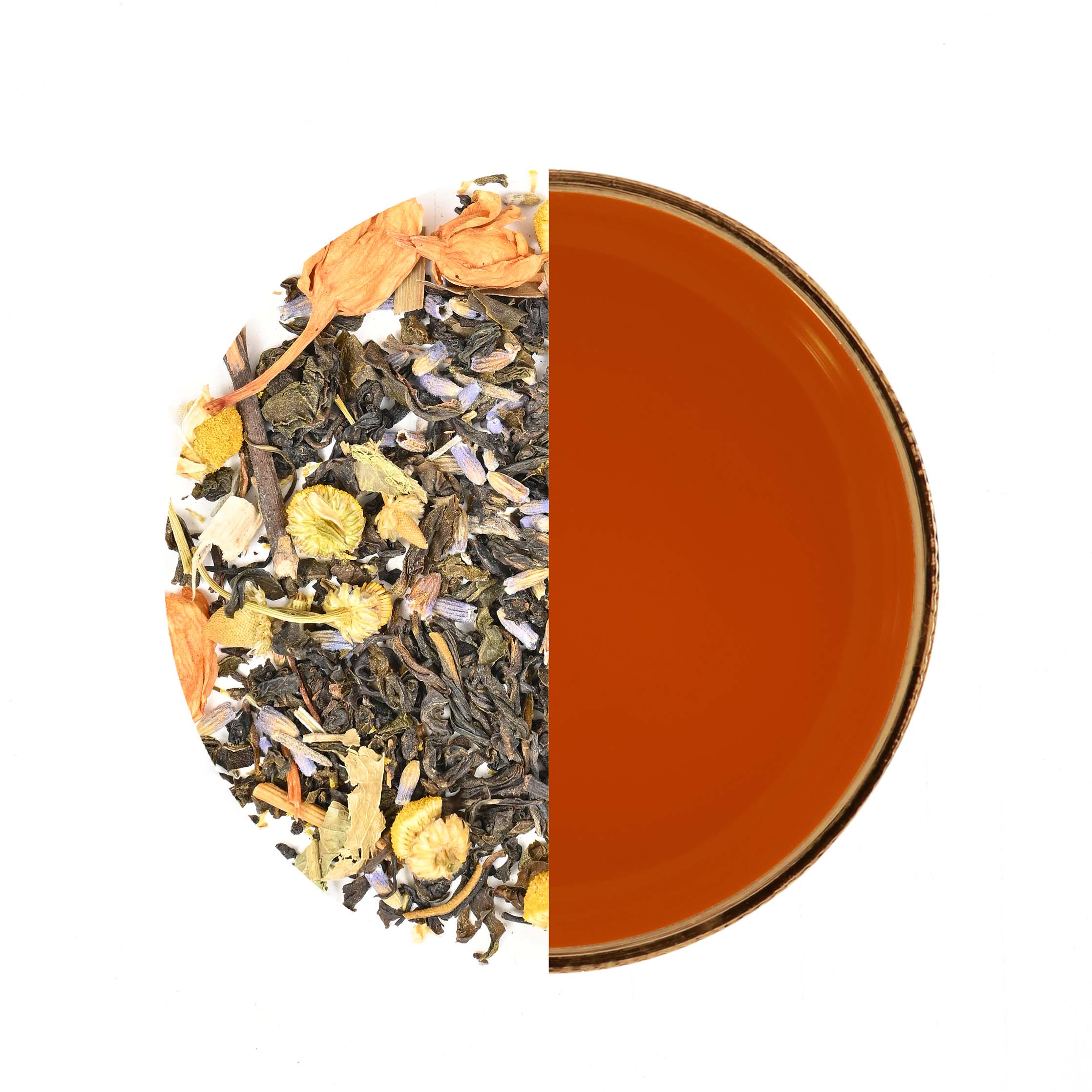 SLEEP TEA ,NIGHT RITUALS | Green Tea and Blend of 12 Calming Herbs | Healing Tea, Improve Sleep Quality, Reduce Insomnia | Stress Relief & Relaxation | 100gm