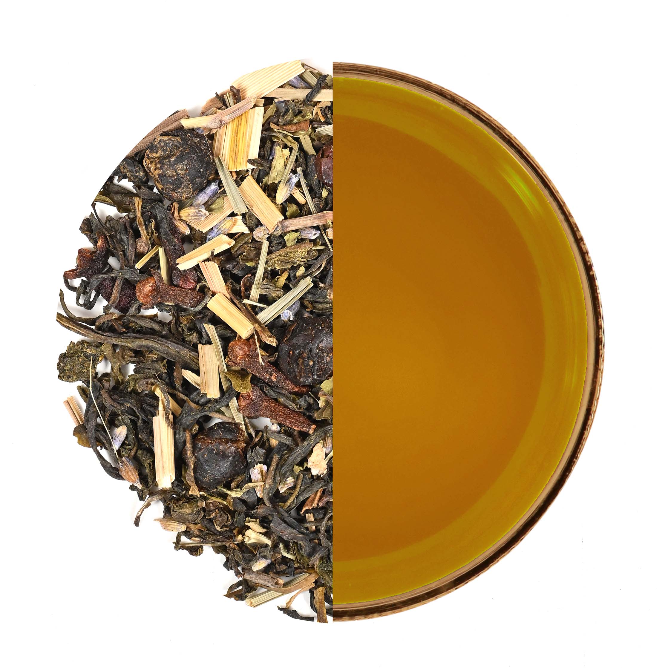 PROTECT & DEFEND Herbal Tea | Green Tea and Blend of 12 Herbs | Healing Tea, Helps Protect From Cough & Cold, Strengthen Immunity | 100gm