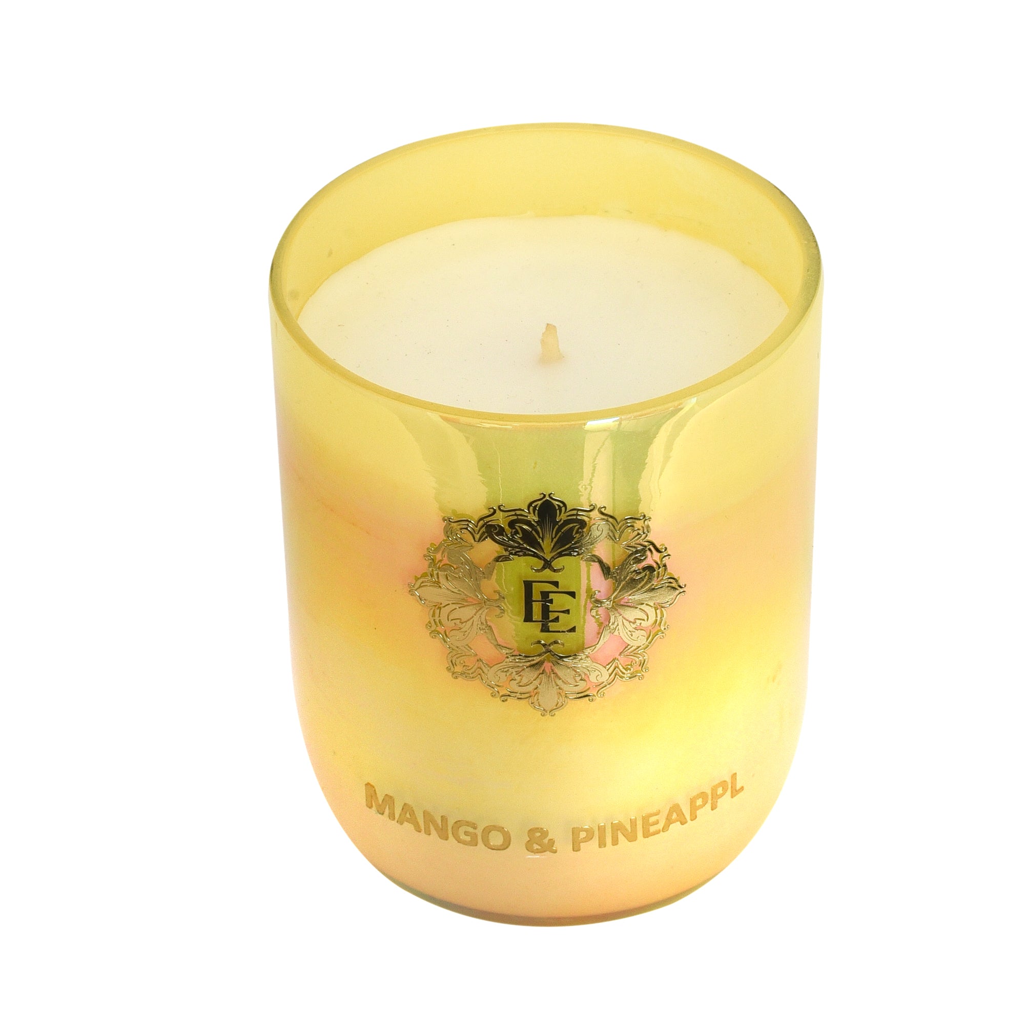 MANGO & PINEAPPLE Fragrance Pure Soy Wax Luxury Scented Candle | 100% Natural Wax & Lead Free Cotton Wick | Smokeless & Non-Toxic Candles | 250gm