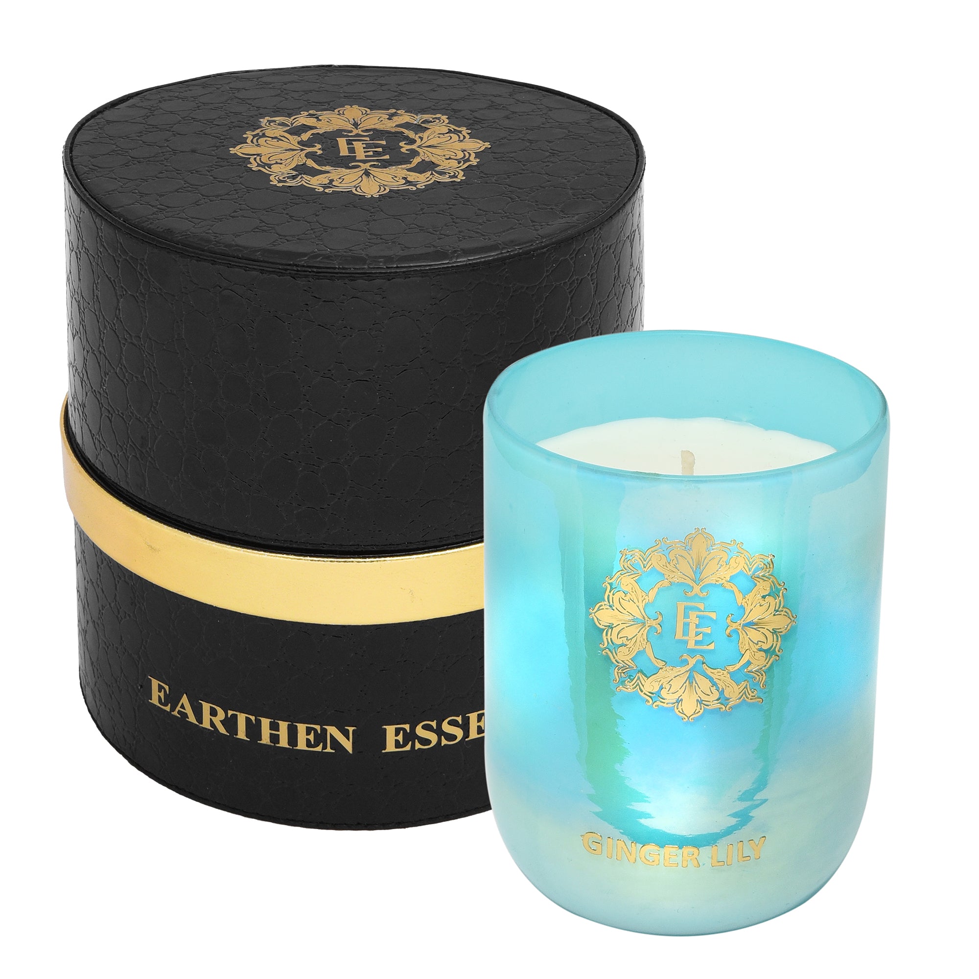 Earthen Essence- Lustre Ginger & ily Candles