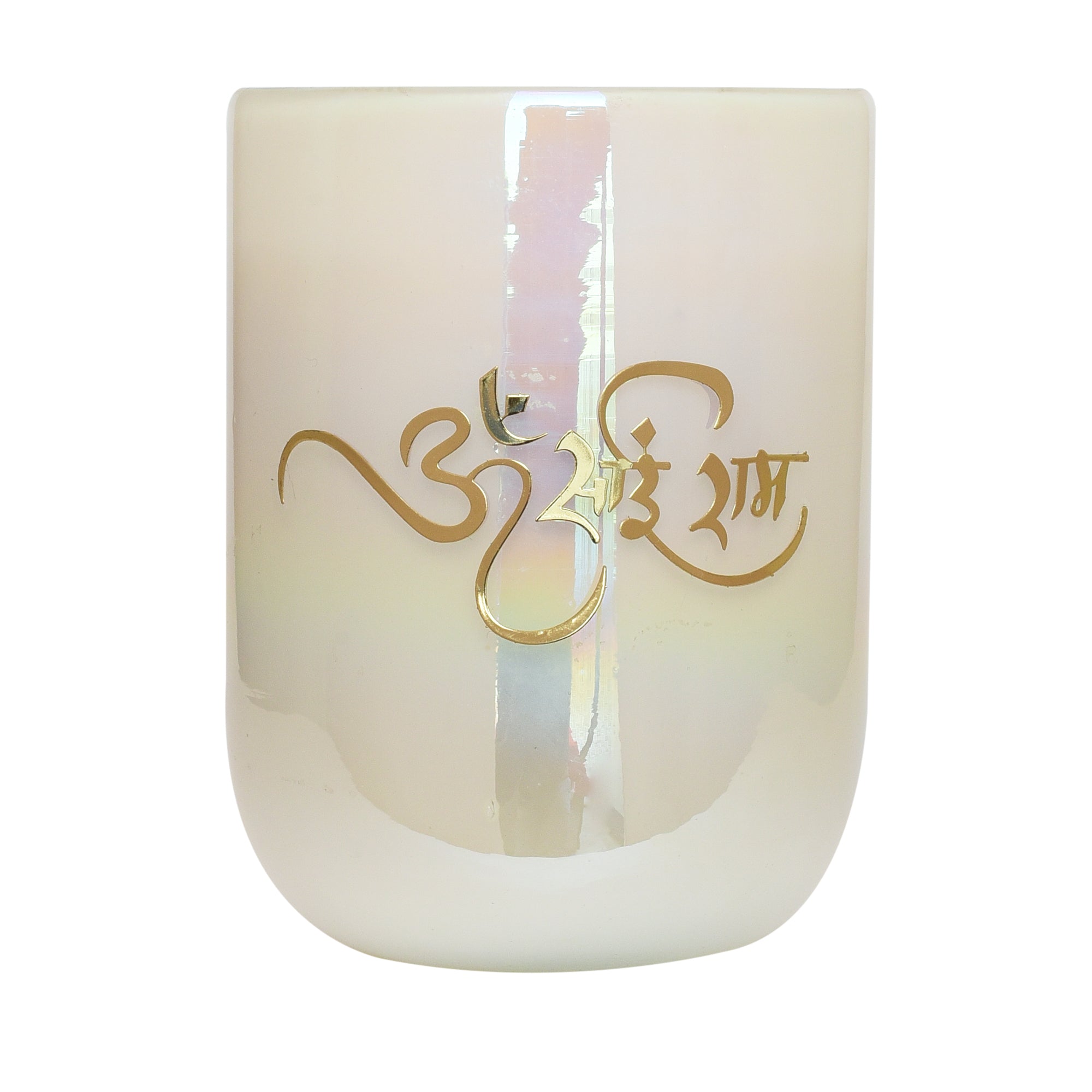 Earthen Essence DIVINE Luxury Scented Candle SAI RAM | With IFRA Certified Fragrance TUBEROSE | 100% Natural Soy Wax Eco-friendly | Smokeless & Non-Toxic | Hand Poured With  German Cotton Wick | 220gm