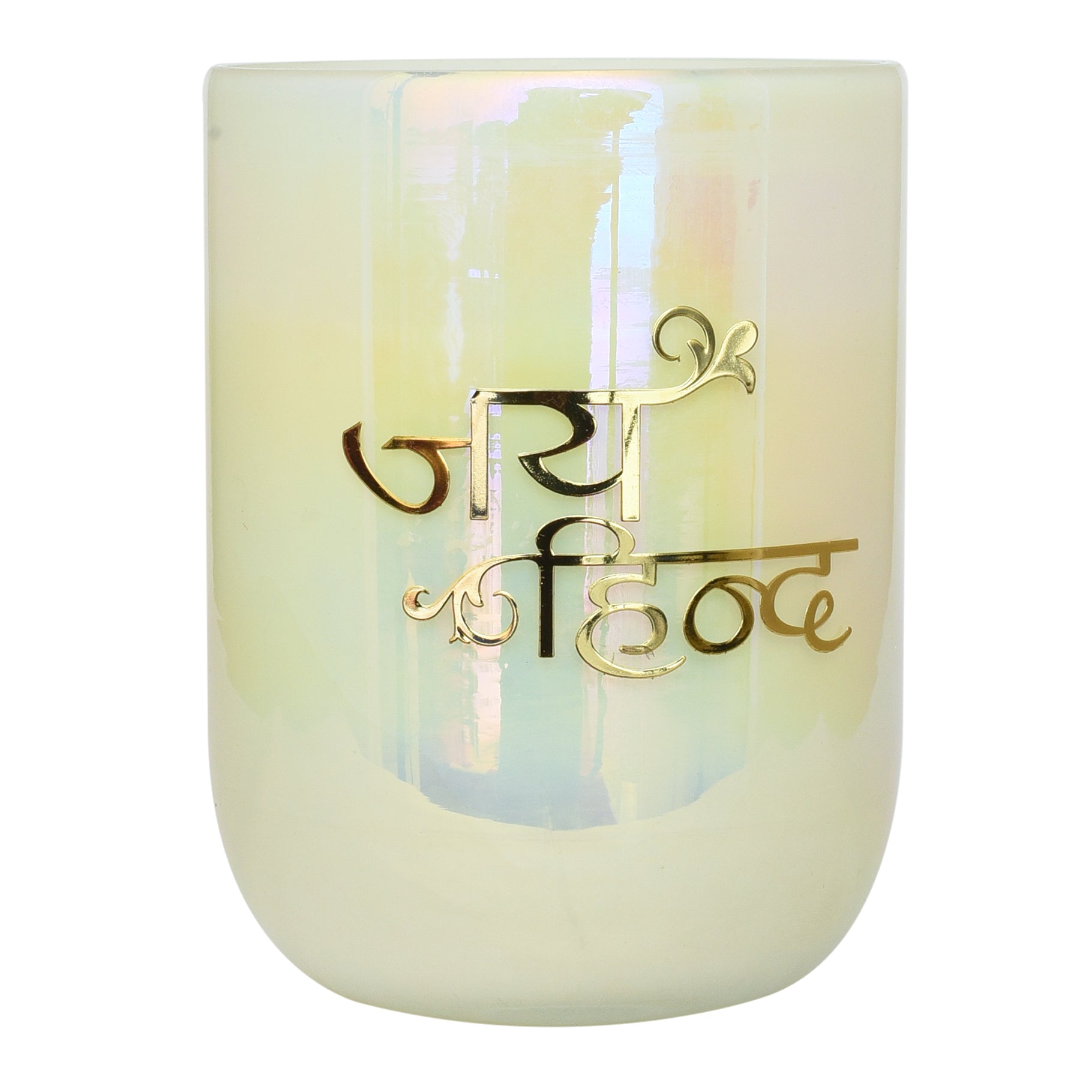 Earthen Essence DIVINE Luxury Scented Candle JAI HIND | With IFRA Certified Fragrance OUD & BALSAM | 100% Natural Soy Wax Eco-friendly | Smokeless & Non-Toxic | Hand Poured With German Cotton Wick | 220gm