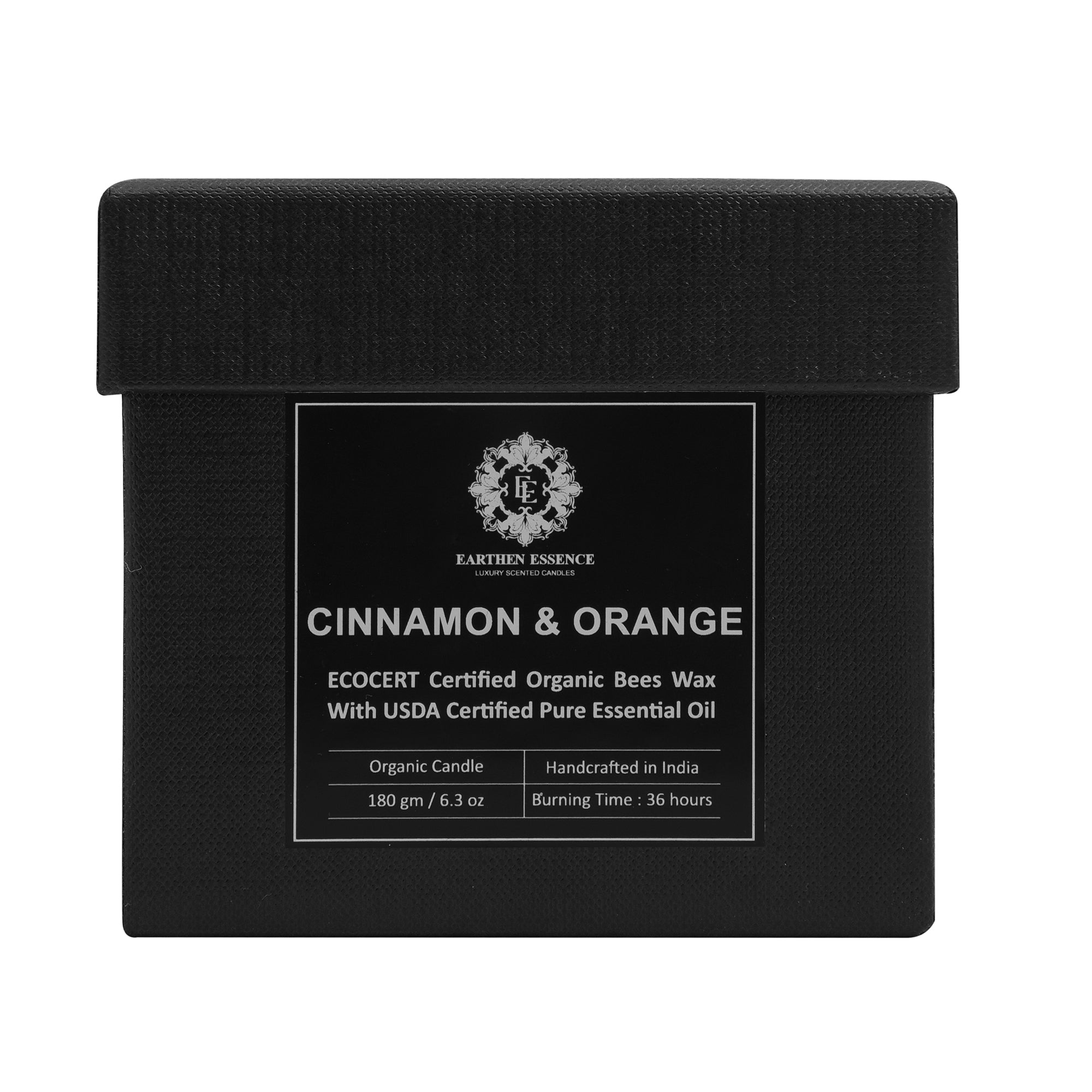 Cinnamon Cabin Premium Organic Beeswax Candle – Transcend Cosmetics