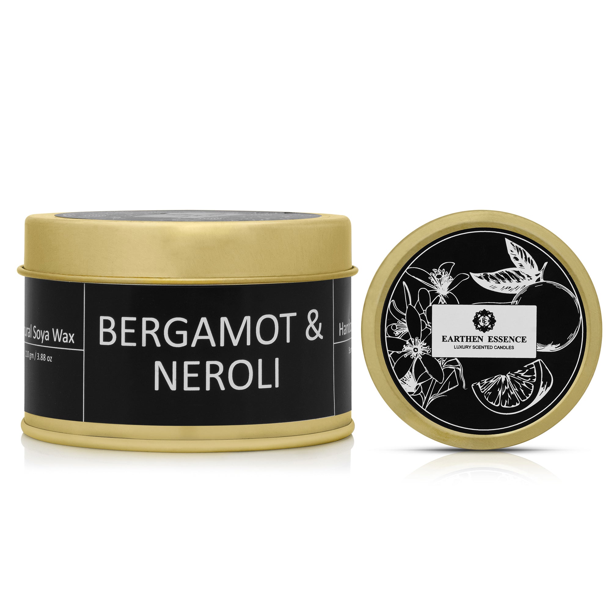 Bergamot & Neroli Scented Candle