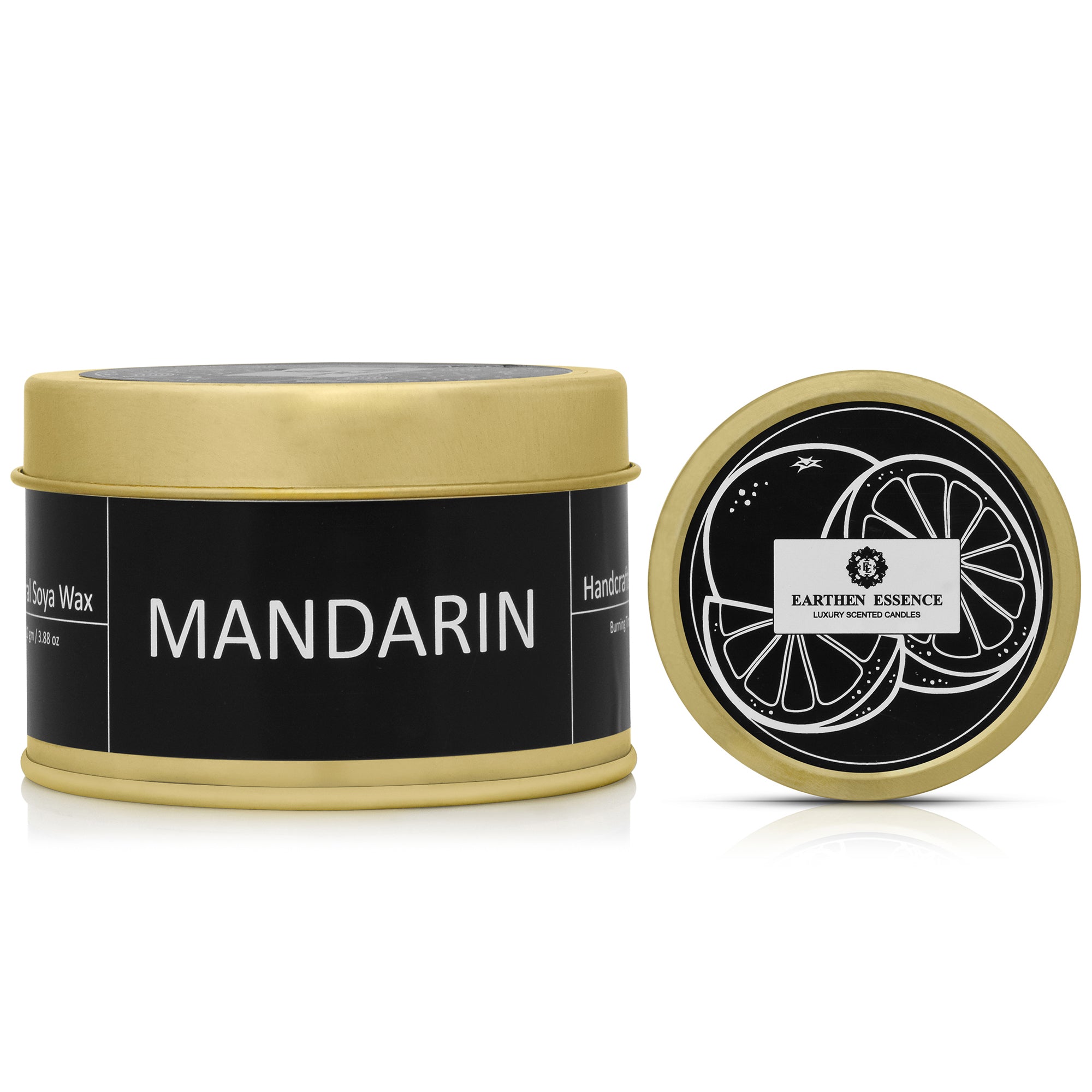 Earthen Essence Mandarin Scented Candle