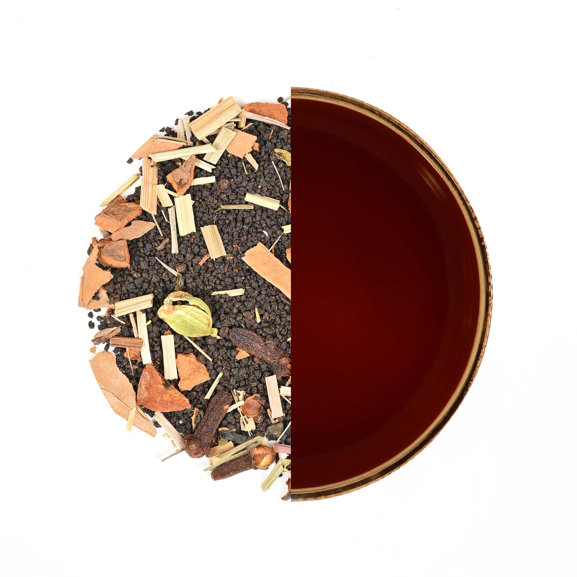 Earthen Essence ASSAM MASALA Tea | CTC Tea With Cinnamon, Cardamom, Ginger, Tulsi & Clove 100gm